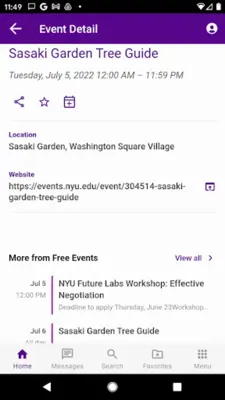 NYU Mobile android App screenshot 3